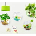 thumbnail image 2 of Montaje en pared Fish Bowl Acrílico Acuario Suspensión Planta Decoración para hogar Verde, 2 of 9