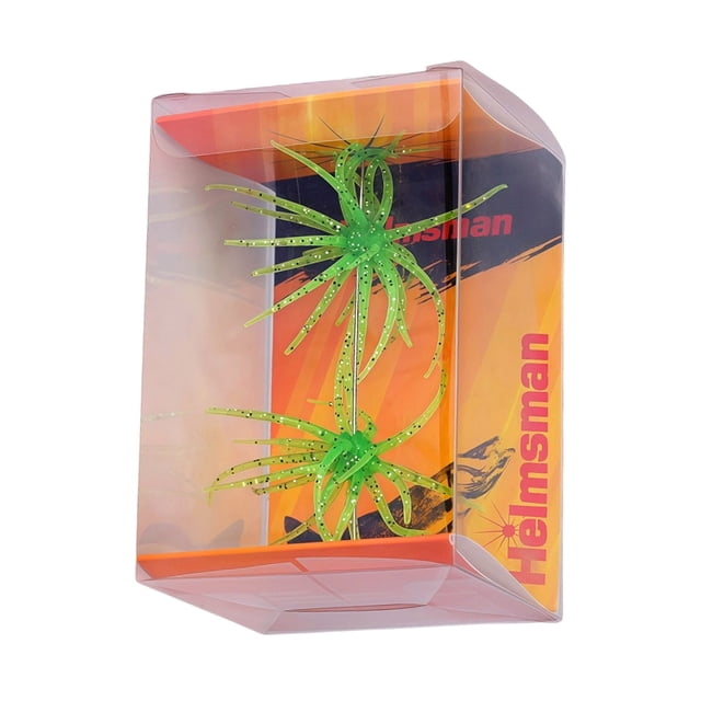 YWIYIUD 1PC 2.56x2.56x3.94inch Portable and Practical Sea Urchin Soft Floating Swimbait with SoftTentacles Slow Sinking Swimbaits Suitable for Saltwater and Freshwater
