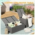 thumbnail image 4 of YODOLLA Outdoor Patio Furniture Sets with Two Storage Boxes and Cover Patio Furniture for Garden, Beige, 4 of 8