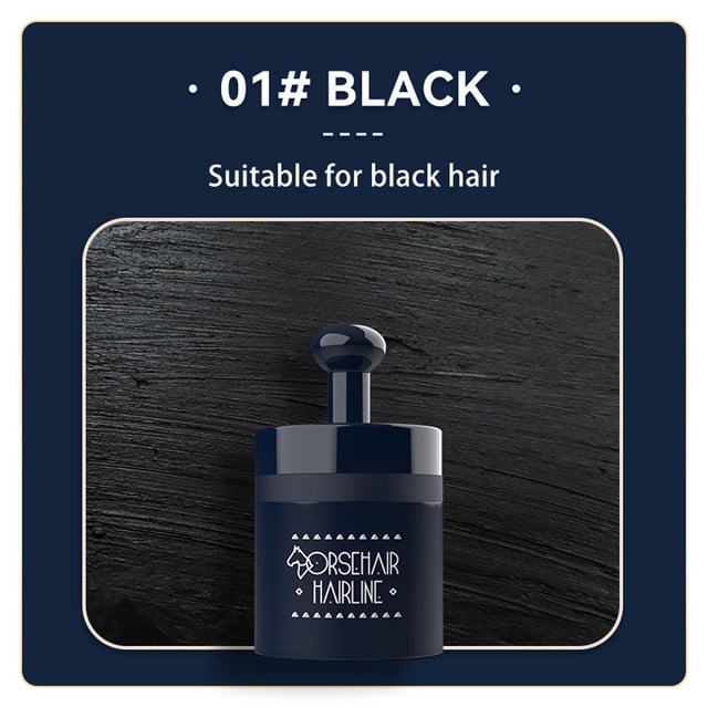 Xihbxyly Polvo Instantáneo para Cubrir Fibras, Solución Rápida para Canas, Potenciador Del Volumen Capilar Resistente Al Sudor, Aplicación Portátil para Cabello Fino, Uso Diario, para Adultos En Movi