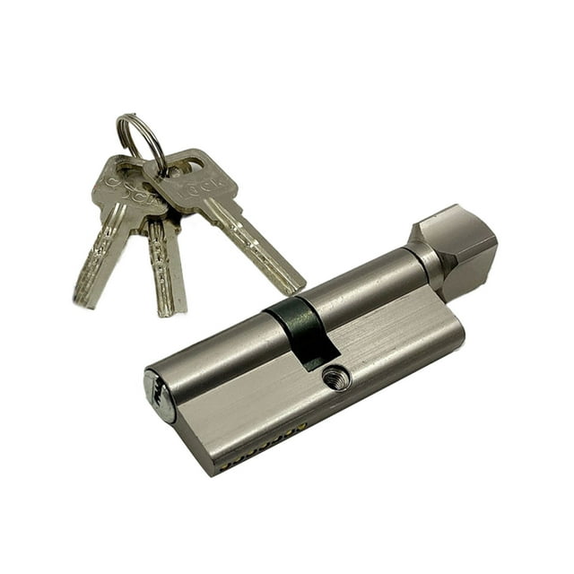 Eigraketly Durable y confiable, toda la solución de núcleo de cerradura de cobre, núcleo de cerradura de puerta interior, hogar Universal Herramientas y ferretería Aluminio pequeño 70