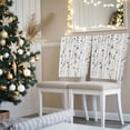 thumbnail image 3 of Christmas Birch Trees Chair Covers Set of 1 Abstraction Watercolors Art Chair Back Covers Stretch Removable Washable Slipcovers Protector for Dining Room Kitchen Party Decor, 3 of 5