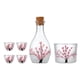 thumbnail image 1 of Juego de sake de vidrio para frío, cálido, botella de jarra de sake japonesa, 1 botella de sake, 1 tanque de sake y 4 tazas de sake para restaurante, 1 of 9