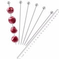 thumbnail image 1 of Cateissary 6 piezas de selección de vino de acero inoxidable Barra anticorrosiva Cafetería Selecciones de frutas Barra de herramientas 15.8 cm, 1 of 6