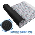 thumbnail image 6 of Long Mouse Pads for Desk,Light Blue Cartoon Unicorn Pattern Desk Mats on Top Of Desks, Desk Mouse Pad Extra Large with 3mm Non-Slip Base and Stitched Edge for Gaming,Office,Work,Home 31.5"x11.8", 6 of 6