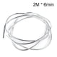 thumbnail image 2 of 2M*6mm Car Chrome Door Edge Protection Strip Universal Chrome Trim Moulding Auto Door Anti Collision Strip, 2 of 5