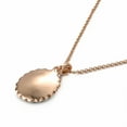 thumbnail image 3 of Yoursfs Red Pendant Necklace For Women CZ Crystal Oval Gold Plated Jewelry Holiday Gifts, 3 of 7