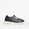 thumbnail image 1 of Luna Chaussure en Cuir Bleu Marine pour Filles et Enfants, 1 of 1