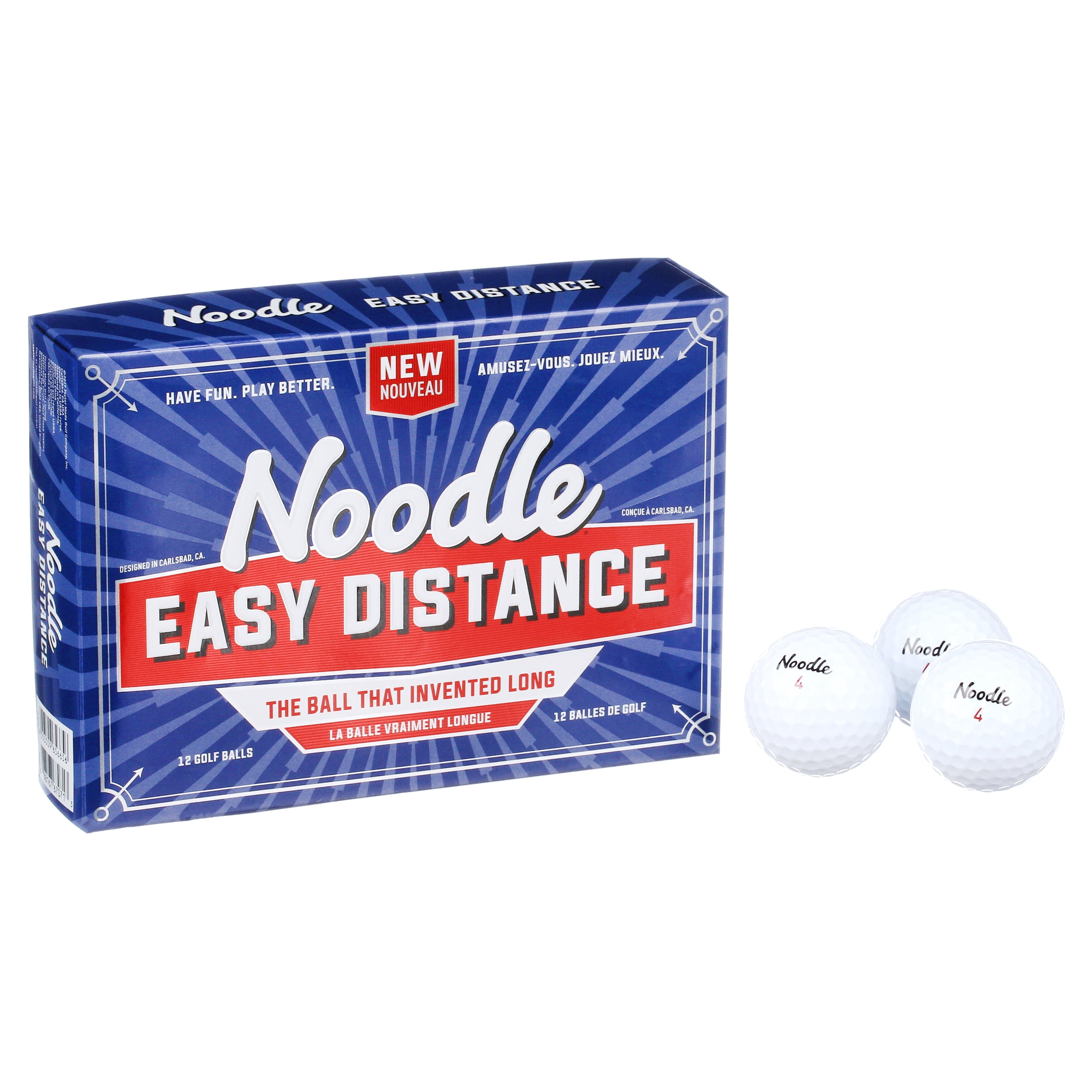 Noodle Easy Distance Golf Balls, 12 Pack, 1.5 lbs