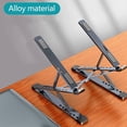 thumbnail image 2 of Soporte para portátil de aleación de aluminio, soporte de escritorio, refrigerador elevador ajustable para ordenador portátil, 2 of 5