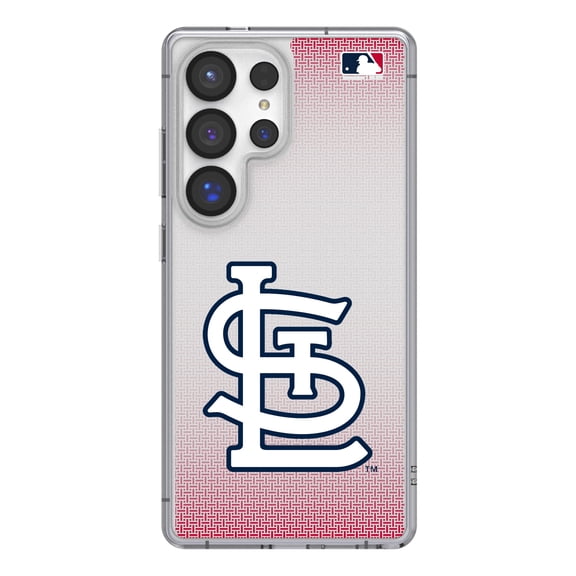 St. Louis Cardinals Linen Logo Galaxy Clear Case