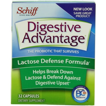 Digestive Advantage Lactose Intolerance Caplets 32 Caplets (Pack of
