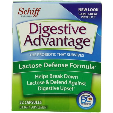 Digestive Advantage Lactose Intolerance Caplets 32 Caplets (Pack of 3)