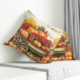 thumbnail image 3 of Orange Red Pumpkin Fall Pillow Covers 26x26 Inch Decorative Throw Pillow Cover, Thanksgiving Harvest Botanical Sofa Pillowcases Accent Cushion Case Home Decor Bedroom Living Room, 3 of 6