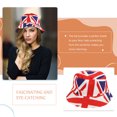 thumbnail image 6 of Hat Bucket Flag Sun Fisherman British Hats Cap Jack Union Summer Beach Uk Crochet England Travel Pattern, 6 of 7