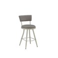 thumbnail image 1 of Boraam 80751 Benton Barstool&44; Blanc&44; Gris & Beige, 1 of 1