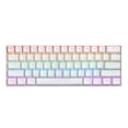 thumbnail image 2 of Clásico Bluetooth RGB 61Keys Teclado Mecánico para Anne, Wireless, Wired - Plata Cereza Blanca Sunnimix Teclado mecánico, 2 of 8