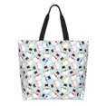 thumbnail image 1 of Easygdp Colorful Hat Snowman Bolsas Tote para Mujer, Bolsos de Hombro para Viaje, Bolsos de Mano de Gran Capacidad para Compras y Trabajo, 1 of 8