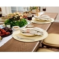 thumbnail image 5 of Round Braided Placemats 15 Inch Round Table Mats for Dining Tables Natural Woven Heat Resistant Place mats Set of 4 (Beige,4), 5 of 12