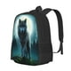thumbnail image 1 of Fotbe Wolf Mochila para Hombre y Mujer - Tela Oxford 600D Resistente - Mochila Impermeable de Gran Capacidad para Escuela, Viajes y Senderismo, 1 of 6