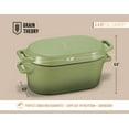 thumbnail image 5 of Kook Dutch Oven with Lid, Enameled Cast Iron, 3.4 Qt, Sage Ombre, 5 of 5