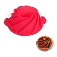 thumbnail image 1 of Silicone Baking Cake Mould, Fluted Round Cake Pan Silicone Pan,Red, 1 of 5