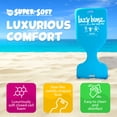 thumbnail image 6 of Open Box TRC Recreation Lazy Bunz Water Saddle Swimming Pool Float, Marina Blue, 6 of 8