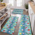 thumbnail image 2 of Pioneer Flower Floral Print Pattern Kitchen Rugs Sets Of 3,Kitchen Runner Rugs Non Skid Washable,Decorative Kitchen Floor Mats for Kitchen,Sink,Laundry,17X30 Inch + 17X47 Inch + 17X59 Inch, 2 of 6