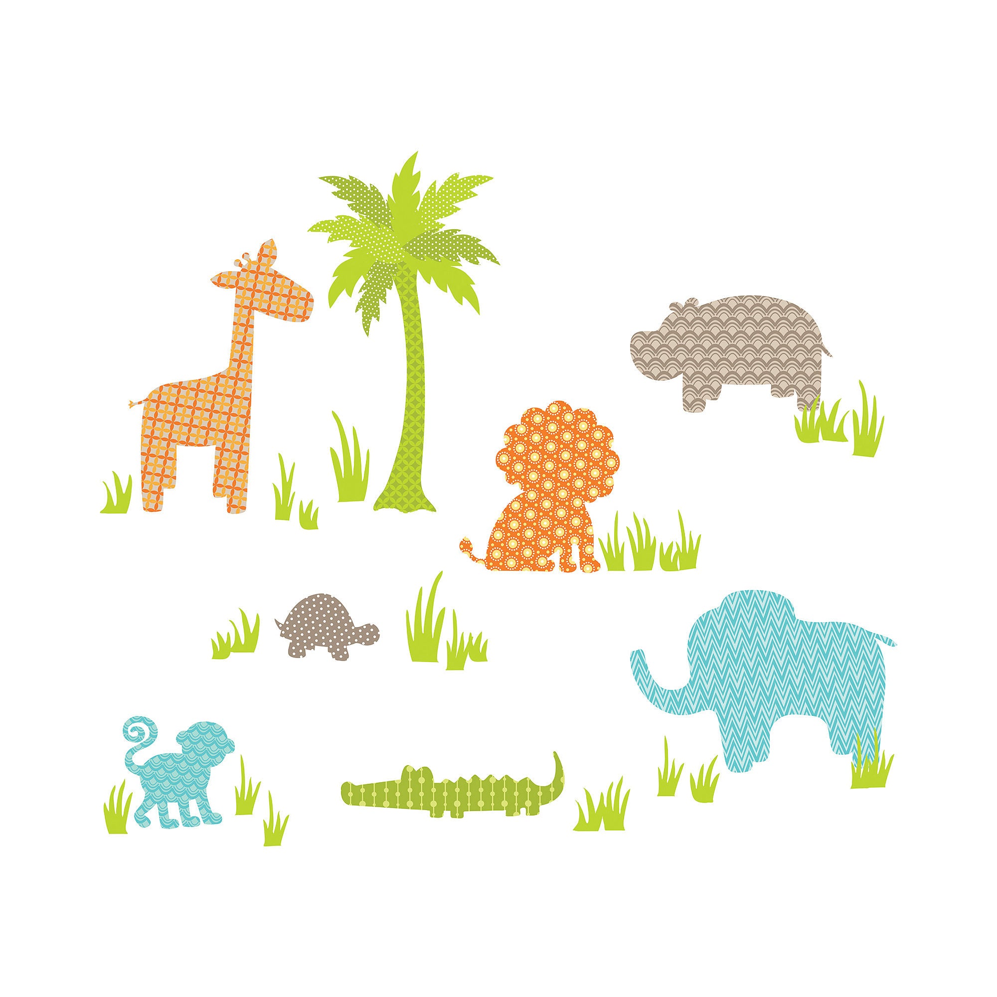 WallPops! Jungle Friends Kit Wall Decals - image 2 of 3