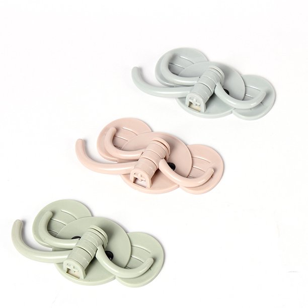 3pcs Gancho para llavero Ganchos de plástico para colgar Sombrero Colgador de pared Ganchos para colgar en la pared Ganchos para llaves Ganchos para colgar en la pared Ganchos para el hogar Ganch
