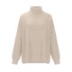 thumbnail image 4 of Suéter de cuello alto para mujer, de manga larga, suelto, de color sólido, con cuello alto, suéter de punto, suéter para mujer, 4 of 6