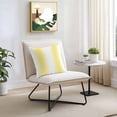 thumbnail image 3 of Lemon Yellow White Gradient Outdoor Pillow Covers Pack of 2 Simple Pattern Waterproof Throw Pillow Covers Decorative Cushion Cases for Patio Garden Tent Balcony Couch 26x26 inch, 3 of 8