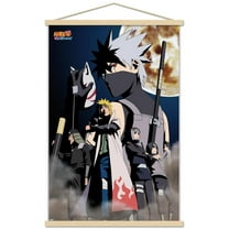 Naruto Shippuden - Kakashi Key Art Wall Poster with Magnetic Frame, 22.375" x 34"