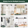 thumbnail image 4 of Barras para Cortinas KAMANINA Ajustables 40.5-76 cm Sin Taladro Negro, 4 of 9
