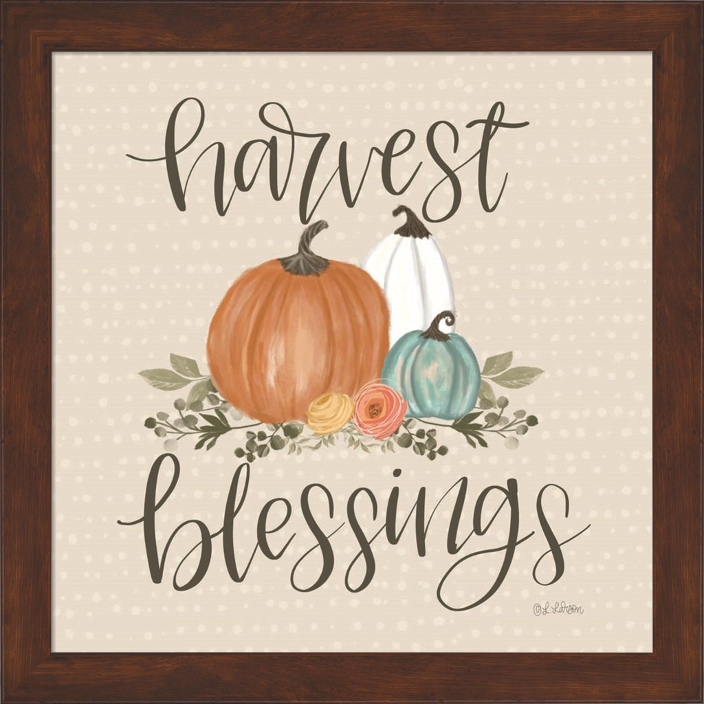 Great Art Now Harvest Blessings By Lisa Larson Framed Wall Art 18w X 18h Walmart Com