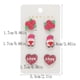 thumbnail image 3 of February 14 Festive Wooden Studs Earrings 6-Piece Set Personalized Heart-Shaped Rose Earring Set Gift Earrings For Women, 3 of 6