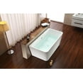 thumbnail image 5 of 59" Streamline M-2061-59FSWH-DM Soaking Freestanding Tub With Internal Drain, 5 of 12