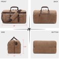 thumbnail image 7 of Duffle Bag for Men   Canvas Travel Duffel Bags for Women Overnight Weekender Bag for Traveling, 7 of 7
