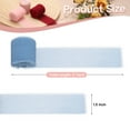 thumbnail image 2 of Uxcell 1 rollo de cinta de gasa, cinta de flecos hecha a mano de 1.5 pulgadas x 5 yardas para envolver ramos de flores, decoración de bodas, manualidades de bricolaje, azul marino, 2 of 5