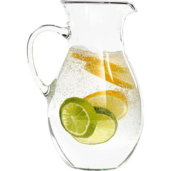 SIMAX Glass Pitcher Borosilicate Glass with Spout and Large Handle, 32 Oz.