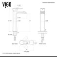 thumbnail image 4 of VIGO Niko Single Hole Bathroom Faucet, 4 of 7