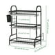 thumbnail image 4 of Estante para platos Advancent soporte de 2 niveles organizador de encimera Acero inoxidable Negro, 4 of 6