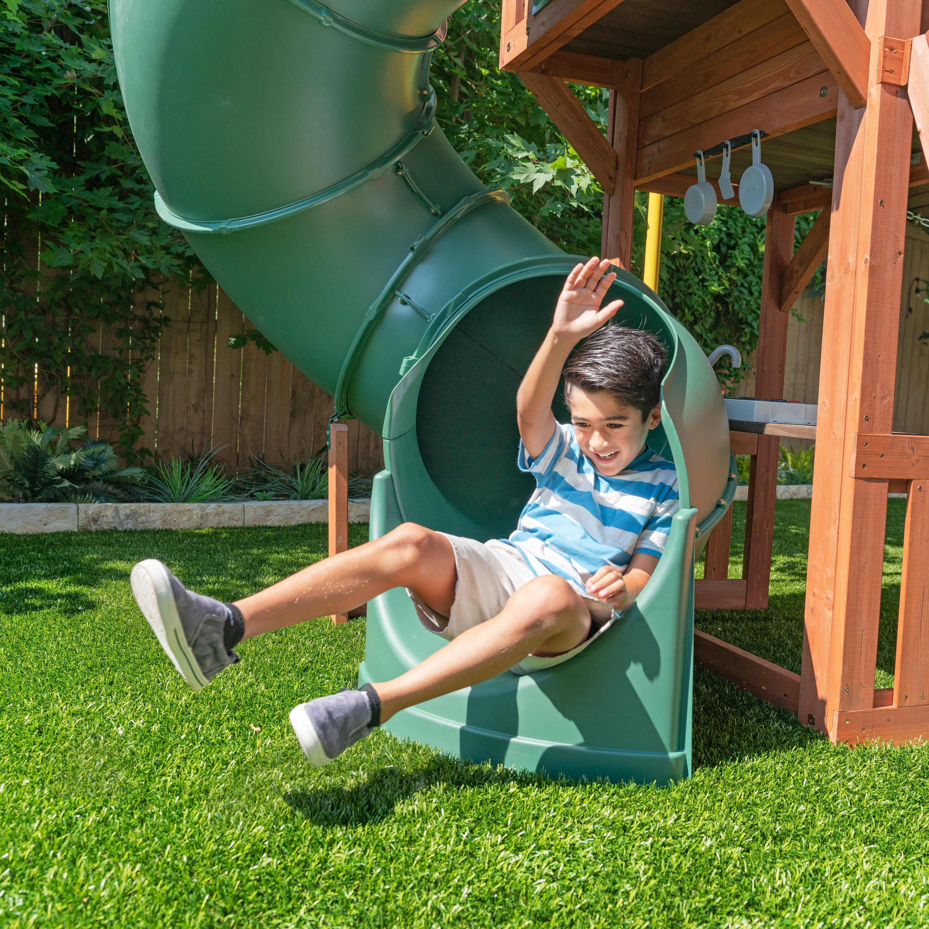 KidKraft Boulder Bluff Swing Set Playset