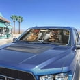 thumbnail image 2 of Binienty Driving German Shepherd Sunshade Foldable Visor Car Sunscreen Blocks Polyester Cloth Windshield Various Patterns 28.5x25.5 Inches Fit Gifts for Birthdays and Holidays, 2 of 7