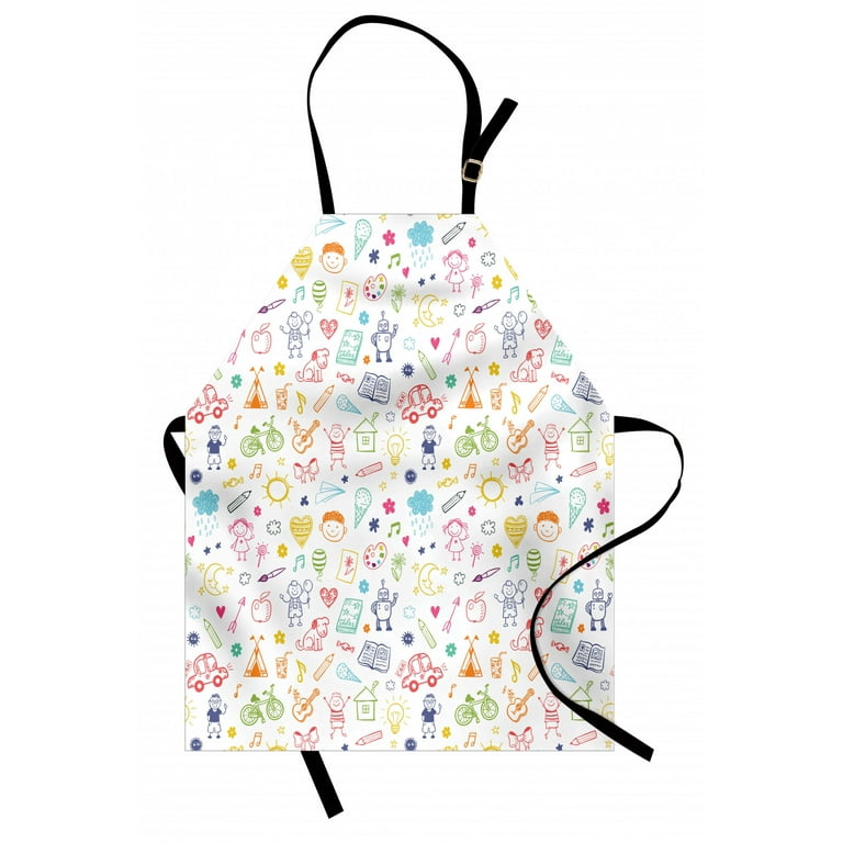 Aprons for Kids, Kids Art Apron Girls Boys Painting Apron with Pockets  Adjustable for Cooking Baking Gardening School Kitchen 