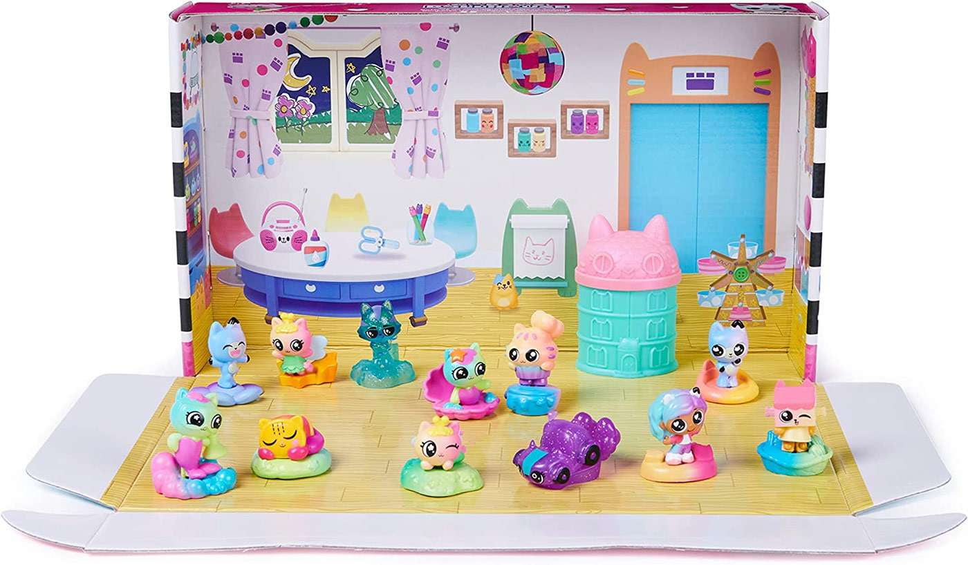 Gabby's Dollhouse Cat Toy Characters 12-Pack Mini Figures 43706