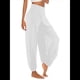 thumbnail image 3 of Pantalones Harén con Abertura Alta para Mujer, Pantalones Harén Hippies. S, 3 of 7
