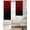 Red, variant on Dark Red Black Ombre Blackout Curtains for Bedroom, Thermal Insulated Drapes, Modern Abstract Art Striped Gradient Black Out Curtains 63 Inch Long Room Darkening Kitchen Curtains 42"x63" 2 Panels