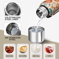 thumbnail image 3 of 20 Oz Fall Pumpkins and Leaves Pattern Coffee Tumbler Double Wall Insulated Stainless Steel Water Bottle | Metal Reusable Thermoses Flask with Cup Cap | Leak & Sweat Proof with Anti-Dust Lid, 3 of 7