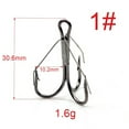 thumbnail image 1 of Lefu 6Pcs Tying Wire Fishhook Replacement For Fish Deep Anti-Hang Bottom Grass Block Lure Anchor Fishing Tool Accessories, 1 of 8